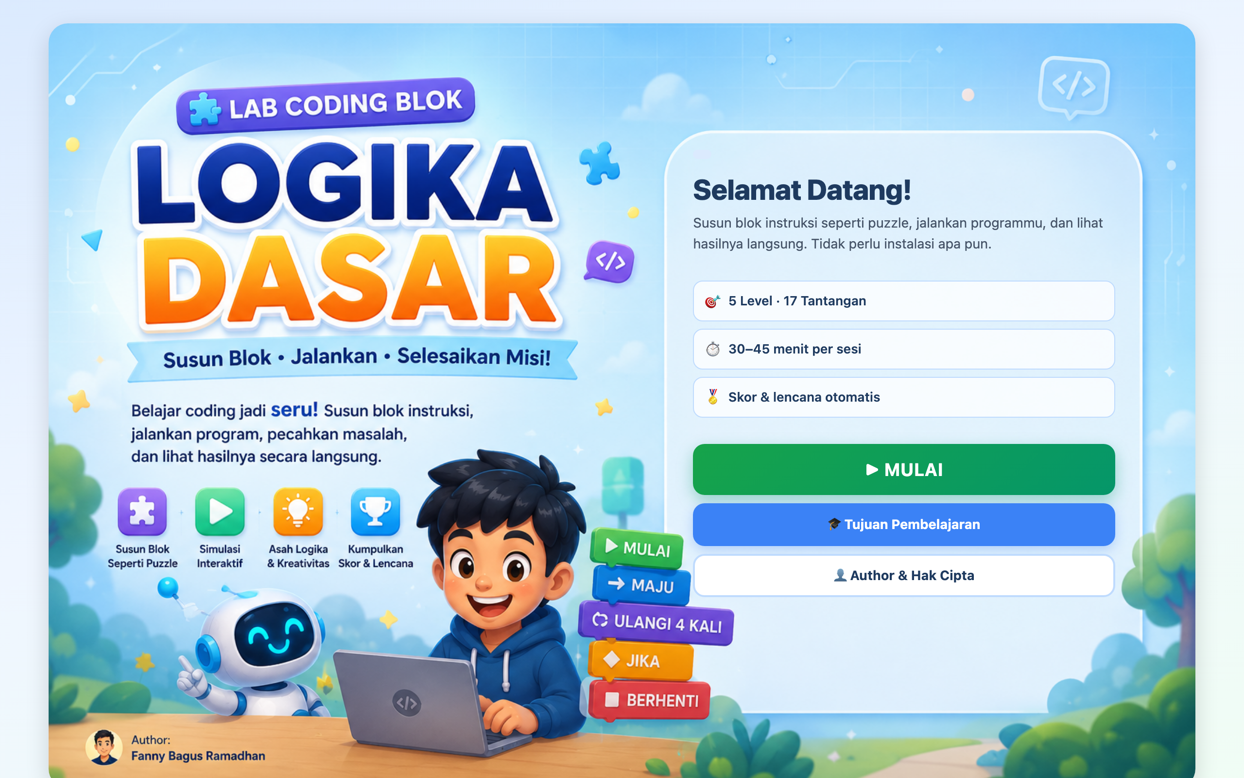 Lab Coding Blok โ Basic Logic Lab